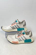 Load image into Gallery viewer, Adidas Kids NMD_R1 FV3888 White Gray Low Top Lace-Up Sneakers Shoes Size 6
