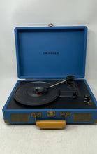 Load image into Gallery viewer, Crosley Vintage Cruiser Plus Blue Media Player Portable Turntable Not Tested
