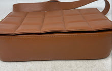 Load image into Gallery viewer, Borse In Pelle Womens Brown Leather Quilted Adjustable Strap Crossbody Bag
