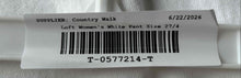 Load image into Gallery viewer, Loft Womens White Denim Light Wash The Slim Straight Leg Jeans Size 27/4
