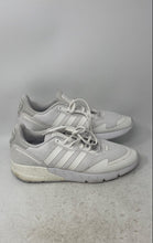 Load image into Gallery viewer, Adidas Mens ZX 1K Boost FX6516 White Round Toe Lace-Up Sneakers Shoes Size 13
