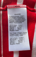 Load image into Gallery viewer, Lacoste Mens Red White Striped Cotton Short Sleeve Slim Fit Polo Shirt Size S
