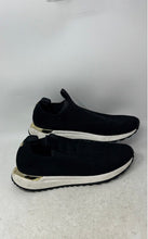 Load image into Gallery viewer, Michael Kors Womens Bodie Black Gold Round Toe Slip-On Sneaker Shoes Size 9.5
