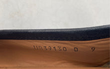 Load image into Gallery viewer, Authentic Salvatore Ferragamo Mens David Black Leather Loafer Shoes Sz 9 Damaged
