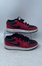 Load image into Gallery viewer, Nike Boys Air Jordan 1 Low 553560-605 Red Lace-Up Sneaker Shoes Size 5.5Y
