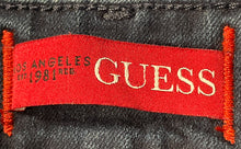 Load image into Gallery viewer, Guess Womens Blue Denim Dark Wash Mid-Rise Sarah Fit Skinny Leg Jeans Size 30
