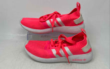 Load image into Gallery viewer, Adidas Womens Swift Run Pink White Lace-Up Low Top Sneaker Shoes Size 6
