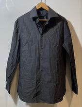 Load image into Gallery viewer, Authentic John Varvatos Mens Black White Long Sleeve Dress Shirt Size 15.5
