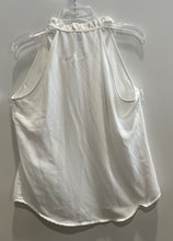 Load image into Gallery viewer, Anne Klein Womens White Sleeveless Halter Neck Blouse Top Size Small
