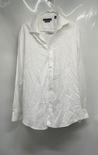Load image into Gallery viewer, Tommy Hilfiger Mens White Cotton Long Sleeve Slim Fit Dress Shirt Sz XL 17-17.5
