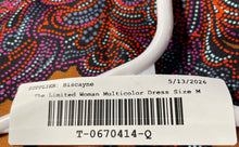 Load image into Gallery viewer, The Limited Womens Multicolor Printed Long Sleeve Shift Dress Size Medium

