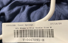 Load image into Gallery viewer, Ultra Game Womens Blue NBA Pullover Hoodie Size Medium With Tag
