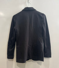 Load image into Gallery viewer, Mary Crafts Womens Black Regular Fit Long Sleeve One-Button Blazer Size 0
