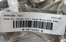 Load image into Gallery viewer, Nike Kids Air Jordan 1 Mid SE HJ5960-206 Beige White Pink Sneaker Shoes Size 11C
