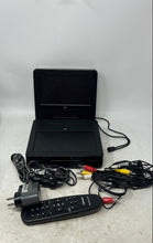 Load image into Gallery viewer, GPX Model PD7719B Black Dual Screen Compact Portable DVD Player Not Tested
