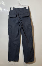 Load image into Gallery viewer, Zara Womens Gray Flat Front Pockets Stretch Straight Leg Cargo Pants Size 0
