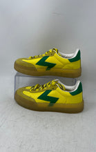 Load image into Gallery viewer, Aldo Womens Retrostep Yellow Green Low Top Lace-Up Sneaker Shoes Size 5
