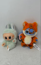 Load image into Gallery viewer, Popmart Tigger Stitch The Monster Labubu Plush Action Figure Lot Of 2 Pieces
