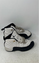 Load image into Gallery viewer, Nike Kids Air Jordan 12 151186-117 White Black Lace-Up Basketball Shoes Size 2Y
