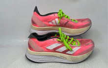 Load image into Gallery viewer, Adidas Womens Adizero Boston 11 Pink Green Lace-Up Sneaker Shoes Size 9.5
