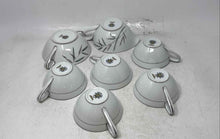 Load image into Gallery viewer, Lot Of 7 Pcs Noritake White Fine China Cups Sugar Bowl And Creamer Made In Japan

