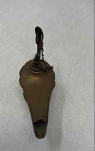 Load image into Gallery viewer, Brass Aladdin Genie Style Decorative Oil Lamp With Chain-Attached Lid
