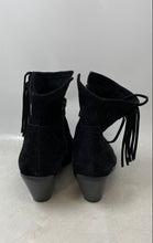 Load image into Gallery viewer, Sam Edelman Womens Black Leather Zipper Block Ankle Boots Size 10M
