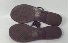 Load image into Gallery viewer, Authentic Tory Burch Womens Purple T-Strap Slip-On Flat Thong Sandals Size 6M
