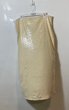 Load image into Gallery viewer, Divided By H&amp;M Womens Beige Sequin Lined Side Zipper Maxi Skirt Size XL
