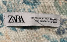 Load image into Gallery viewer, Zara Mens Multicolor Printed Short Sleeve Collared Button-Up Shirt Size Medium
