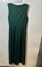 Load image into Gallery viewer, Calvin Klein Womens Green Shimmer Sleeveless V-Neck One-Piece Jumpsuit Size 8
