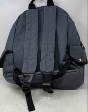 Load image into Gallery viewer, London Fog Mens Blue Adjustable Strap Outer Pockets Lined Zip-Around Backpack
