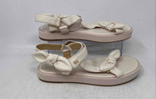 Load image into Gallery viewer, Michael Kors Womens Phoebe Beige Leather Open Toe Slingback Sandals Size 8.5 M

