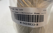 Load image into Gallery viewer, CCOCCI Womens Lake Gray White Lace-Up Wedge Heel Sneaker Shoes Size 8.5
