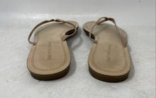 Load image into Gallery viewer, Saks Fifth Avenue Womens Beige Beach Slip-On Open Toe Flip Flop Sandals Size 6M
