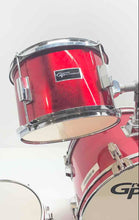 Load image into Gallery viewer, Groove Percussion JR200 Red Musical Instruments 5 Piece Children's Drum Set
