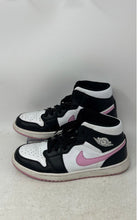Load image into Gallery viewer, Nike Womens Air Jordan 1 Mid 555112-103 Multicolor Sneakers Shoes Size 8
