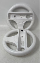 Load image into Gallery viewer, Nintendo Wii Model RVL-024 White Racing Steering Wheel 2 Pcs Untested
