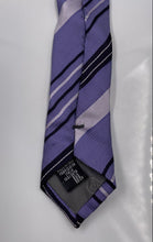 Load image into Gallery viewer, Giorgio Armani Mens Multicolor Striped Silk Adjustable Pointed Tie One Size
