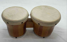 Load image into Gallery viewer, Antique Brown Wooden Open Bottom Afro Cuban Percussion Instrument Bongos Drums
