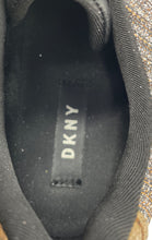 Load image into Gallery viewer, DKNY Womens Marli Black Rose Gold Silver Glitter Slip-On Sneaker Shoes Size 8.5M
