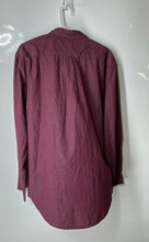 Load image into Gallery viewer, US Polo Assn. Mens Burgundy Pinstripe Long Sleeve Button-Up Shirt Sz XL With Tag
