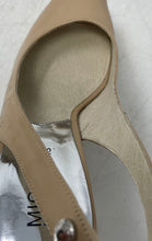 Load image into Gallery viewer, Michael Kors Womens Beige Peep Toe High Stiletto Slingback Heels Size 7 M

