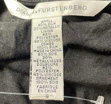 Load image into Gallery viewer, Diane Von Furstenberg Womens Black Sleeveless Scoop Neck Tank Dress Sz 8 w/ Tags
