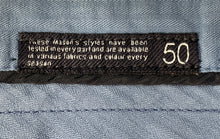 Load image into Gallery viewer, Mason's Mens Blue Flat Front Slash Pocket Straight Leg Dress Pants Size 50
