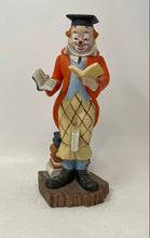 Load image into Gallery viewer, The Toscany Collection Multicolor Clown Reading Books Decorative Figurine
