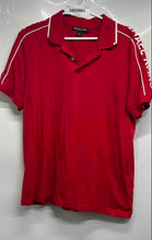 Load image into Gallery viewer, Michael Kors Mens Red Cotton Collared Short Sleeve Golf Polo Shirt Size M
