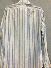 Load image into Gallery viewer, Josephs Cloak Blue Stripes Long Sleeve Shirt Size 44
