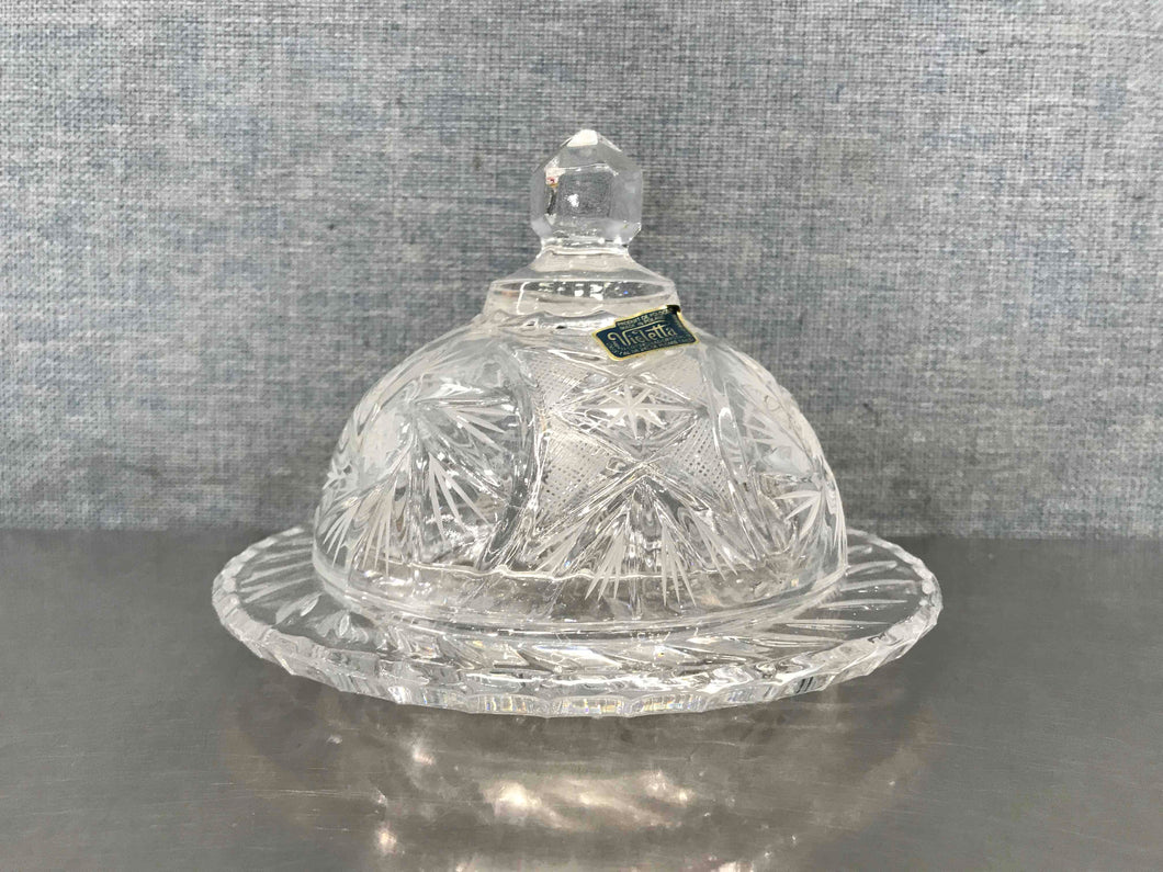 Violetta Collectable Handcut Clear Crystal Domb For Tablewear