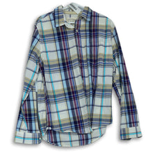 Load image into Gallery viewer, Aeropostale Mens Multicolor Plaid Collared Long Sleeve Button Up Shirt Size M
